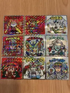 ビックリマンシールセット 9枚セット　紅白ビックリマン