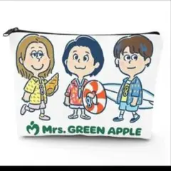 Mrs. GREEN APPLE キャラクター ポーチ