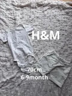 H&Mロンパース ショートパンツ2点セット