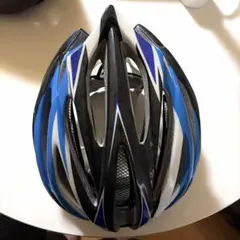 自転車用ヘルメット ブラック ブルー ホワイト