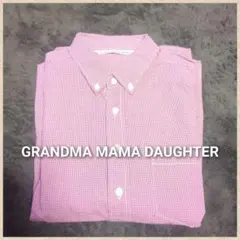 GRANDMA MAMA DAUGHTER グランマママドーター　チェックシャツのサムネイル