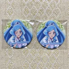 キュアフォンテーヌ 沢泉ちゆ 缶バッジ 全プリキュア展 2点セット