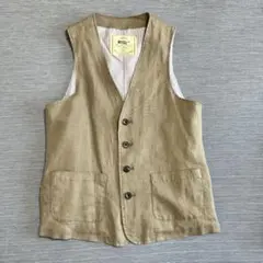 ベスト　グレー　デュアルボイス　メンズ　Mサイズ