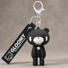 【新品・未使用】グル～ミ～ フィギュア付きキーリング モノブラック