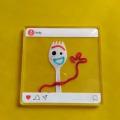 オーマイカフェ トイストーリー アクリルコースター フォーキーのサムネイル