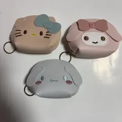 キャラクター型ポーチ3点セット 韓国東大門市場で購入