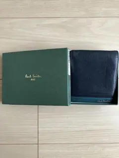 2つ折り財布/レザー/NVY/無地/メンズ/863-423