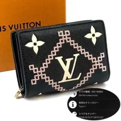 現行 新型 ルイヴィトン 折財布 モノグラムアンプラント ポルトフォイユ クレア