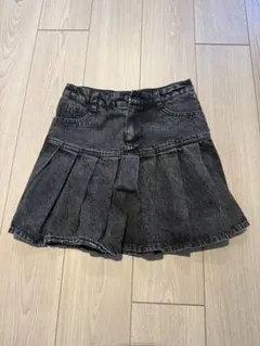 デニムスカート プリーツ y2k グランジ