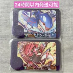 【緩衝材梱包】カイオーガ　グラードン　ポケモンフレンダ　ベストタッグ2弾