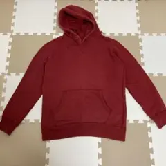 UNIQLO ユニクロ フード付き スウェットパーカー エンジ