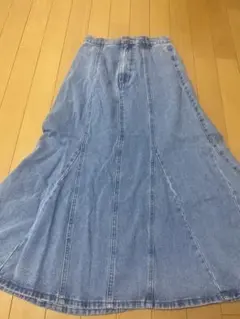 即日発送！レトロガール　デニム チューリップスカート