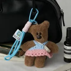 BONLECILL Marcheくまさんマスコットキーホルダー　ブルー