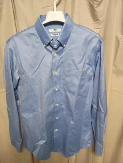 美品！ユニクロ スーパーノンアイロンスリムシャツ ボタンダウン サイズМ