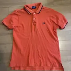 美品　FRED PERRY オレンジ ポロシャツ