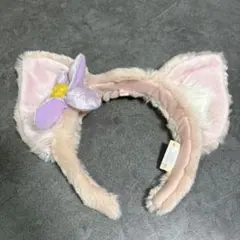 リーナベル　猫耳カチューシャ 花飾り付き