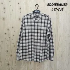 『 EDDIEBAUER (アメリカ古着) 』 BDチェックシャツ / Lサイズ