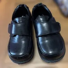 フォーマルシューズ 黒 19.0cm マジックテープ