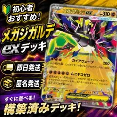 【セット売りで100円割引可能】初心者おすすめ！メガジガルデexデッキのサムネイル