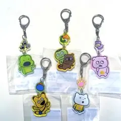 にしむらゆうじ　アクリルキーホルダー　キーチェーン　5種　まとめ売り