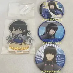 銀魂 桂小太郎 アクリルスタンド ヴィネット 缶バッジ 梅雨 withCAT