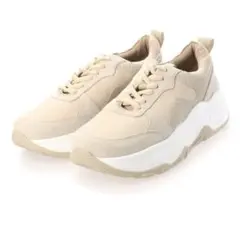 ルシーダ　カノープス（Beige）厚底ボリュームスニーカー24.5㎝