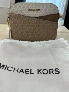 MICHAEL KORS ショルダーバッグ ベージュ/ブラウン/ホワイト