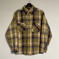 【好配色】60s 70s BIG YANKネルシャツ マチネル BRENTのサムネイル
