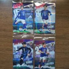 サッカー日本代表 トレーディングカード 8枚セット