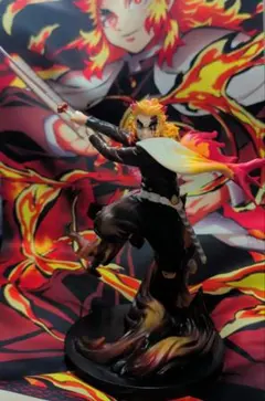 鬼滅の刃 一番くじ 刃を振るい心を燃やせ　ラストワン賞　煉獄杏寿郎　フィギュア