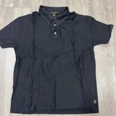 RRL ダブルア−ルエル ブラックインディゴ フレンチテリーニットシャツ