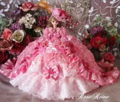 k様専用ページ ベルサイユの薔薇 ローズピンクの高級ロココ調ロングトレーンドレス