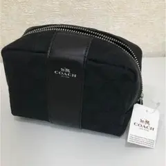 値下げ中【未使用】COACH 黒ポーチ