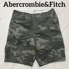 Abercrombie&Fitch・カモ柄ショートパンツ（34サイズUSED品）