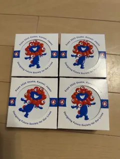 2025年大阪万博 お菓子 4個セット　ミャクミャク 神戸風月堂　ミニゴーフル