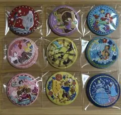 ディズニー刺繍缶バッジ 9種類セット