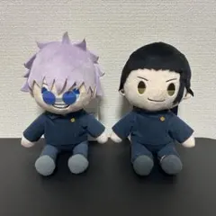 呪術廻戦 5周年 ぬいぐるみ 五条悟 夏油傑 2体セット ラウンドワン限定