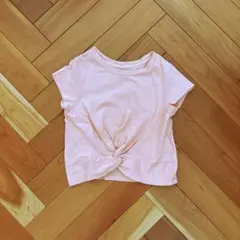 ポロラルフローレン クロップドTシャツ ピンク キッズ　100cmのサムネイル