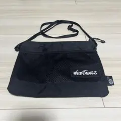 WILDTHINGS ブラック ショルダーバッグのサムネイル