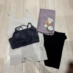 本日限定お値下げskara上下ウェアヨガラグおまけ2点 lava