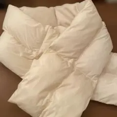 ユニクロ ヒートテックライニングパデッドマフラー　ホワイト