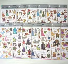 新品未開封☆ディズニー☆大人の図鑑シール12種セット☆プリンセス