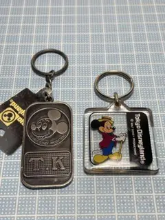 1985年　東京ディズニーランド ミッキーマウス キーホルダー２個
