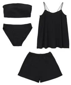 SEA DRESS♡キャミソール付ビキニ/水着4点セット