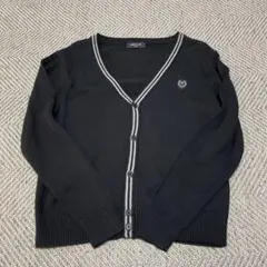 COMME CA ISM キッズ カーディガン 140A ブラック　フォーマル