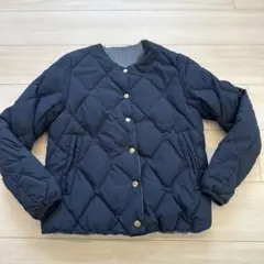 エスペラック　リバーシブルダウンジャケット　ダウン90％　ダイヤキルティング