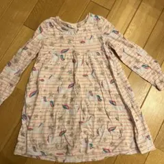next ユニコーン柄 長袖ワンピース 6-7歳