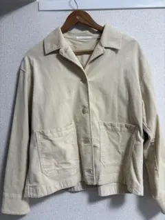 ベージュ コットンジャケット Lサイズ
