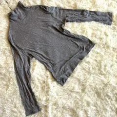 ジャンニロジュディチェ ウール混 タートルネックニット グレー 36 春秋