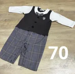 ベベルダクティオン　フォーマルロンパース　70cm 入学　卒業　結婚式　男の子